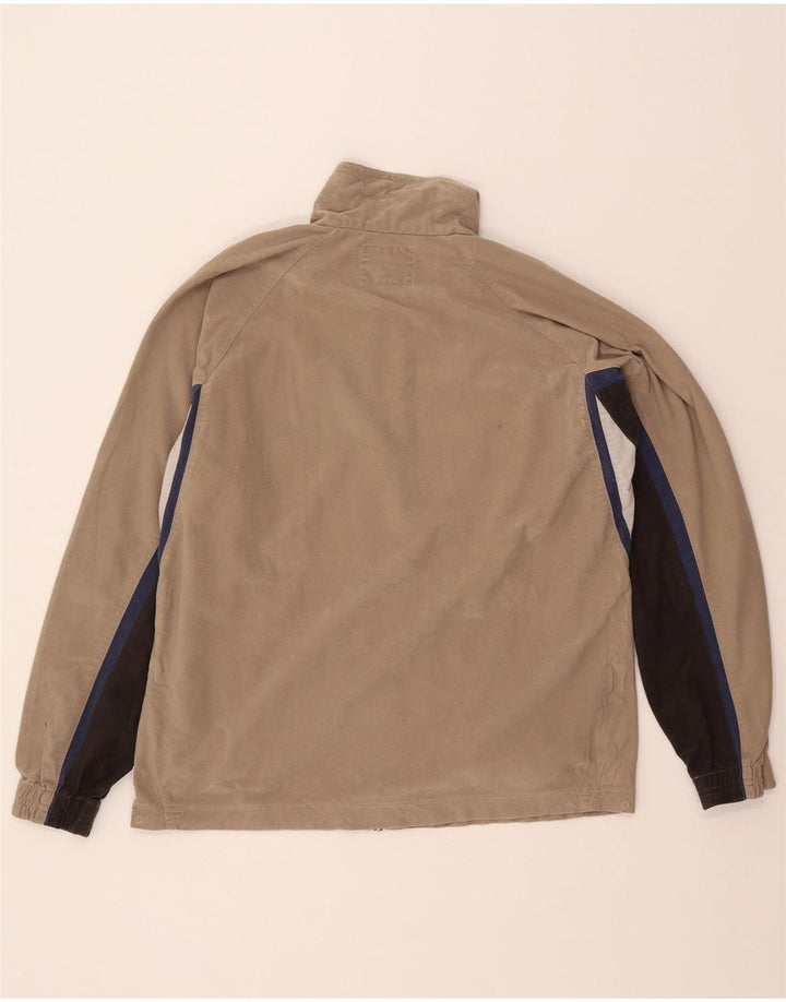 Diadora Veste de survêtement pour homme UK 38 Beige moyen Colorblock Polyester