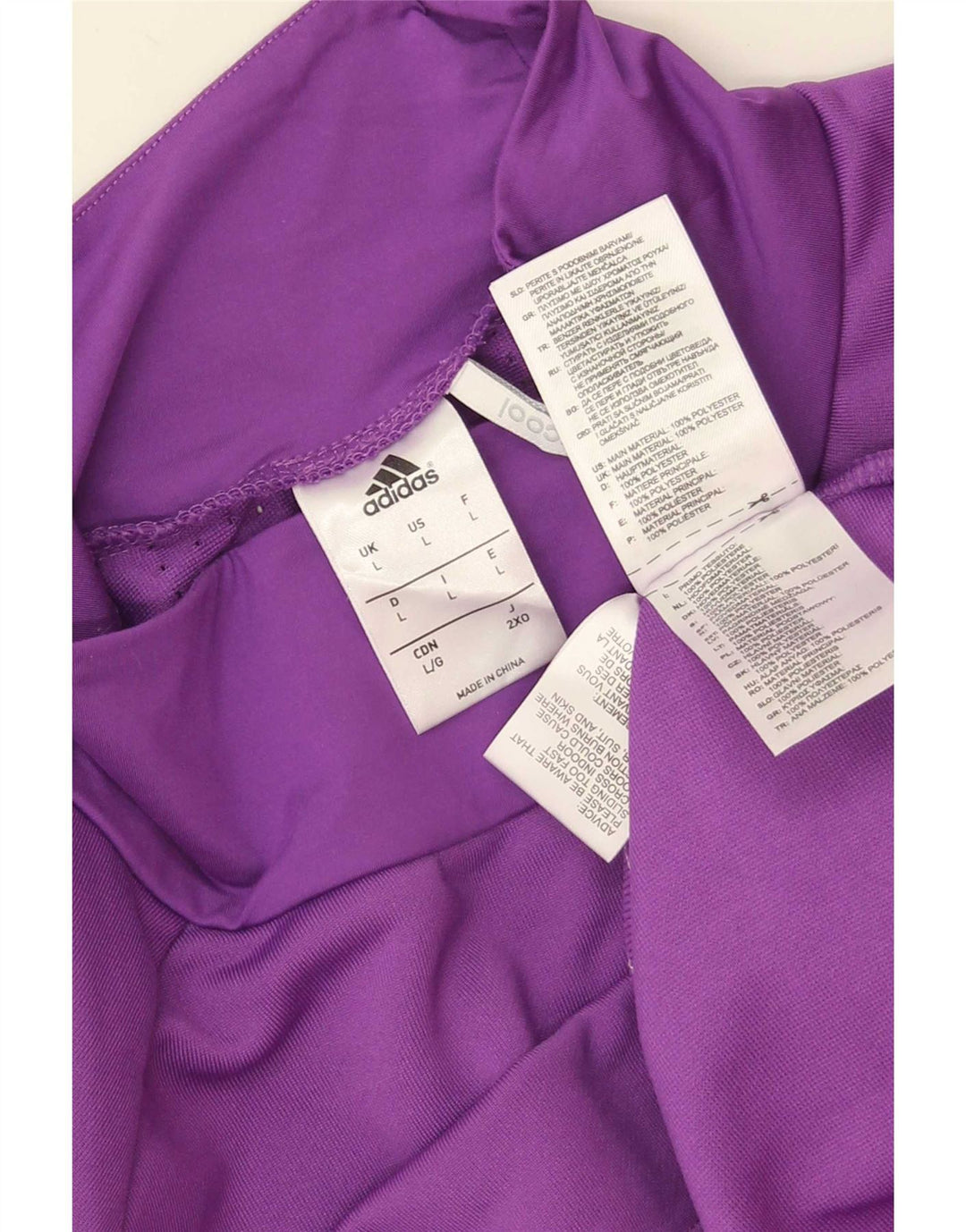 Adidas Hommes Climacool Running Top Manches Longues Grand Violet Polyester