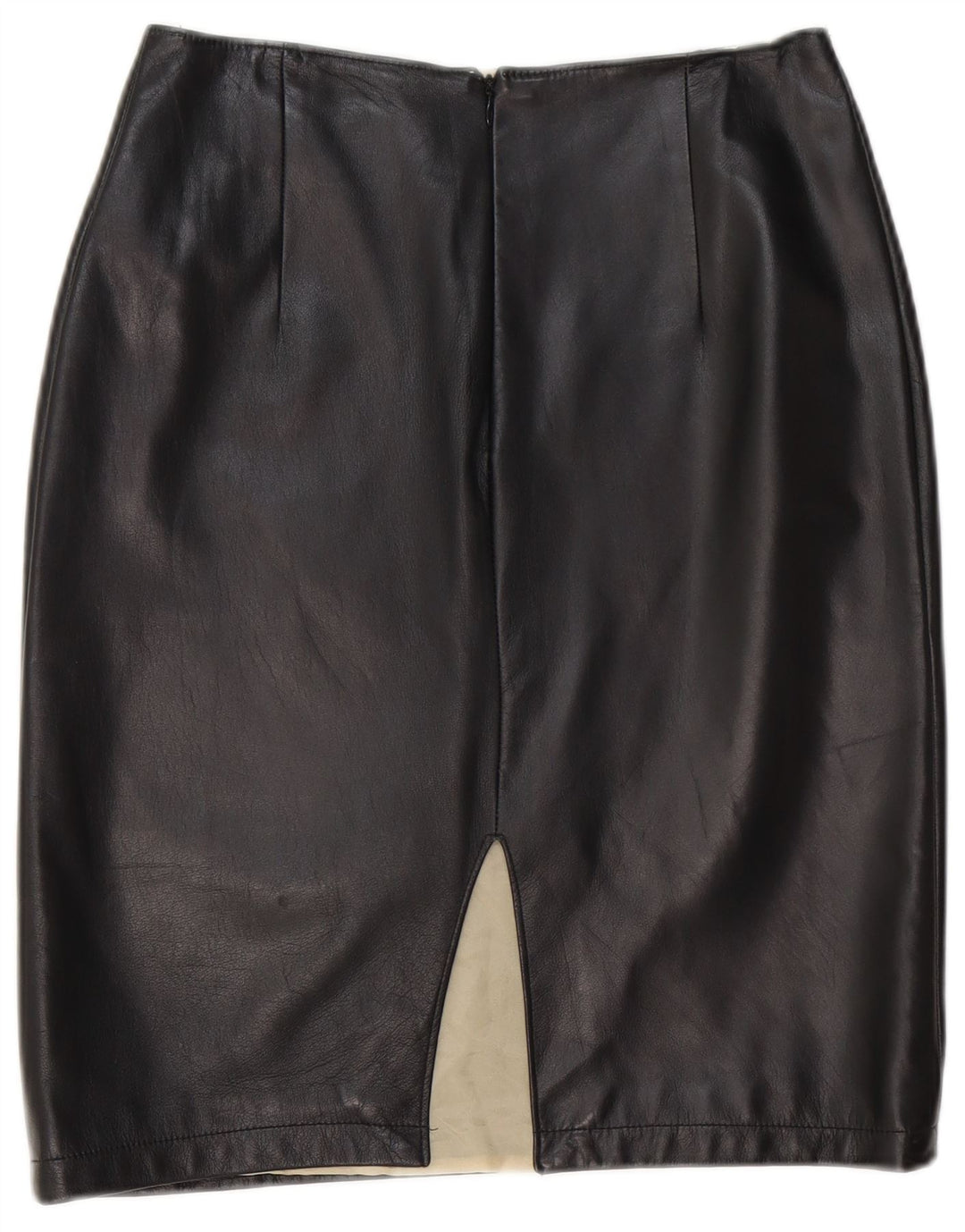 Gai Mattiolo Jupe en cuir pour femme W28 Noir moyen