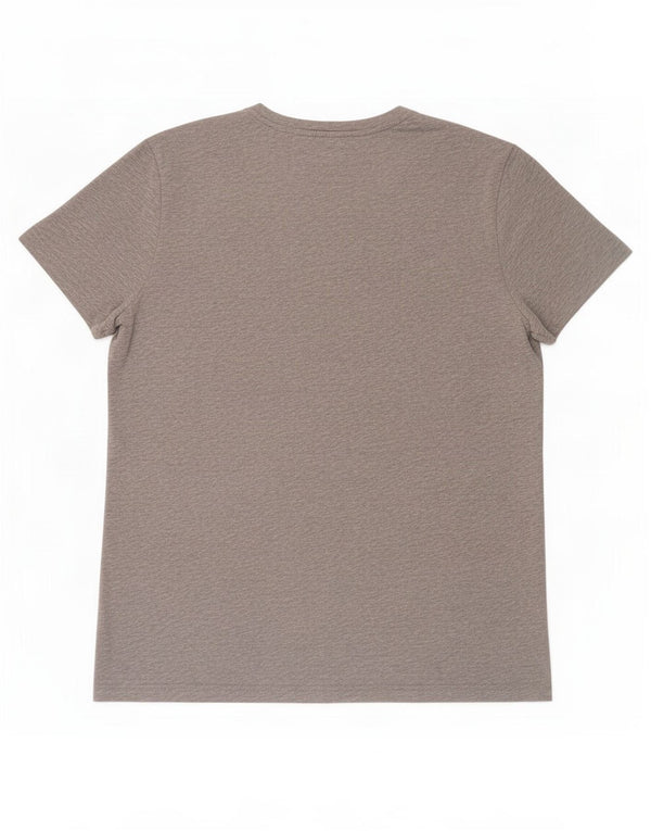Tommy Hilfiger T-shirt graphique pour hommes, grand, gris, coton