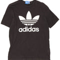 Adidas T-shirt graphique pour homme en coton noir moyen