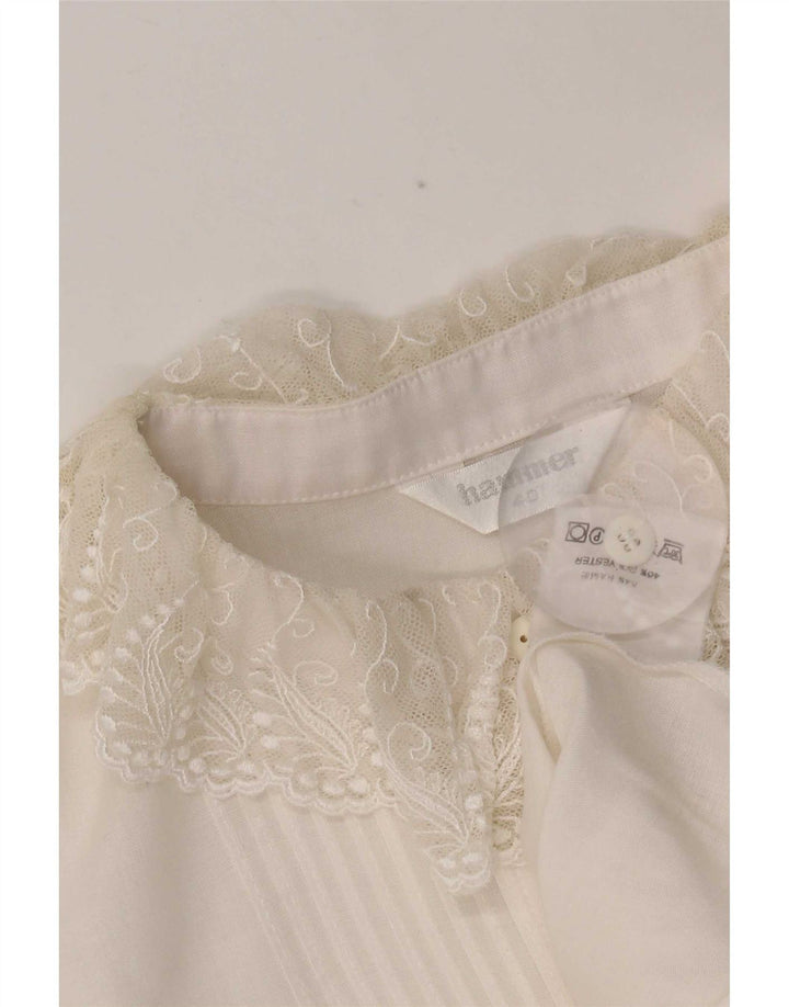 Hammer Chemise Chemisier Femme EU 40 Ramie Blanc Moyen