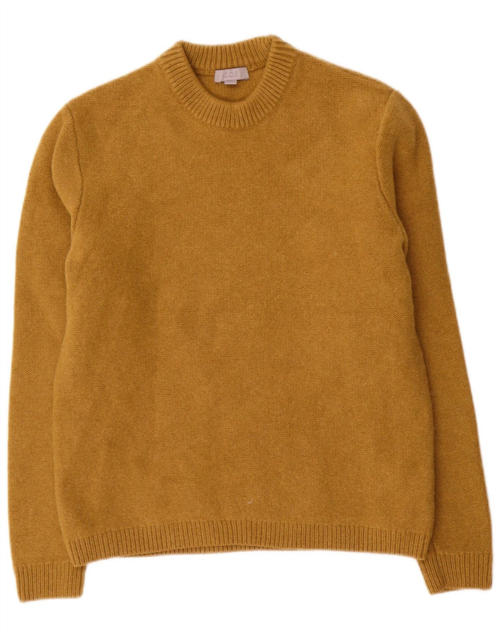 Cos Pull à col rond pour homme en laine marron