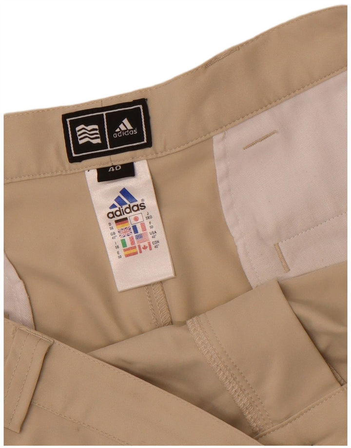 Adidas Short Chino Homme W40 XL Beige Polyester