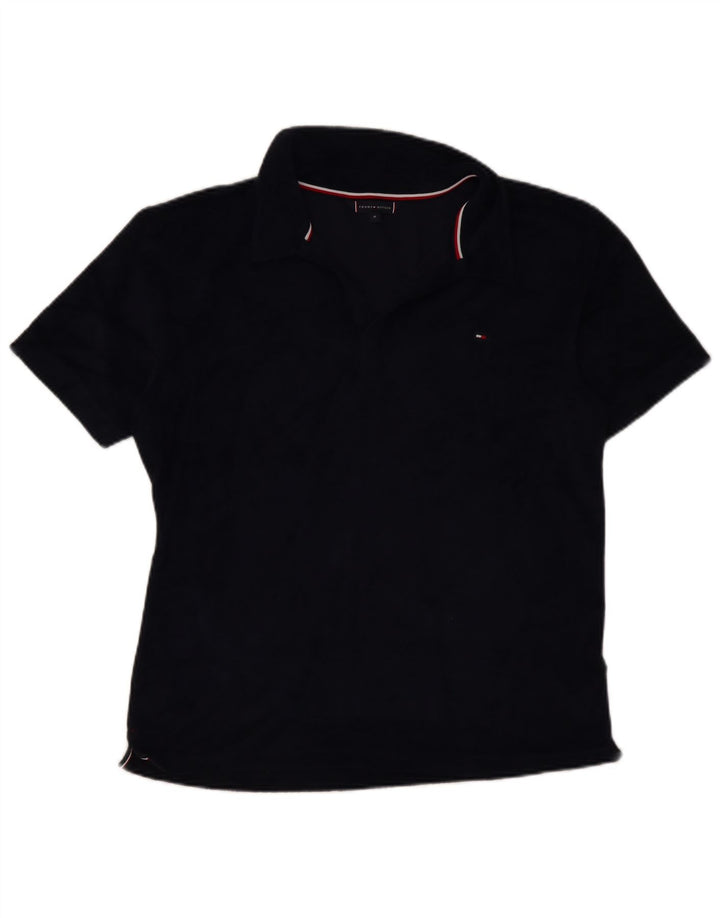 TOMMY HILFIGER Polo Homme Bleu Marine Moyen Coton