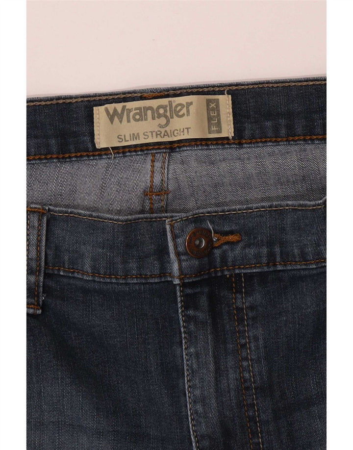Wrangler Jean Slim Droit Homme W38 L30 Bleu