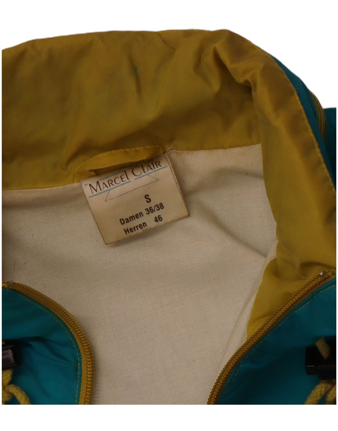 Marcel Clair Veste coupe-vent unisexe pour homme EU 46 Small Bleu Polyamide