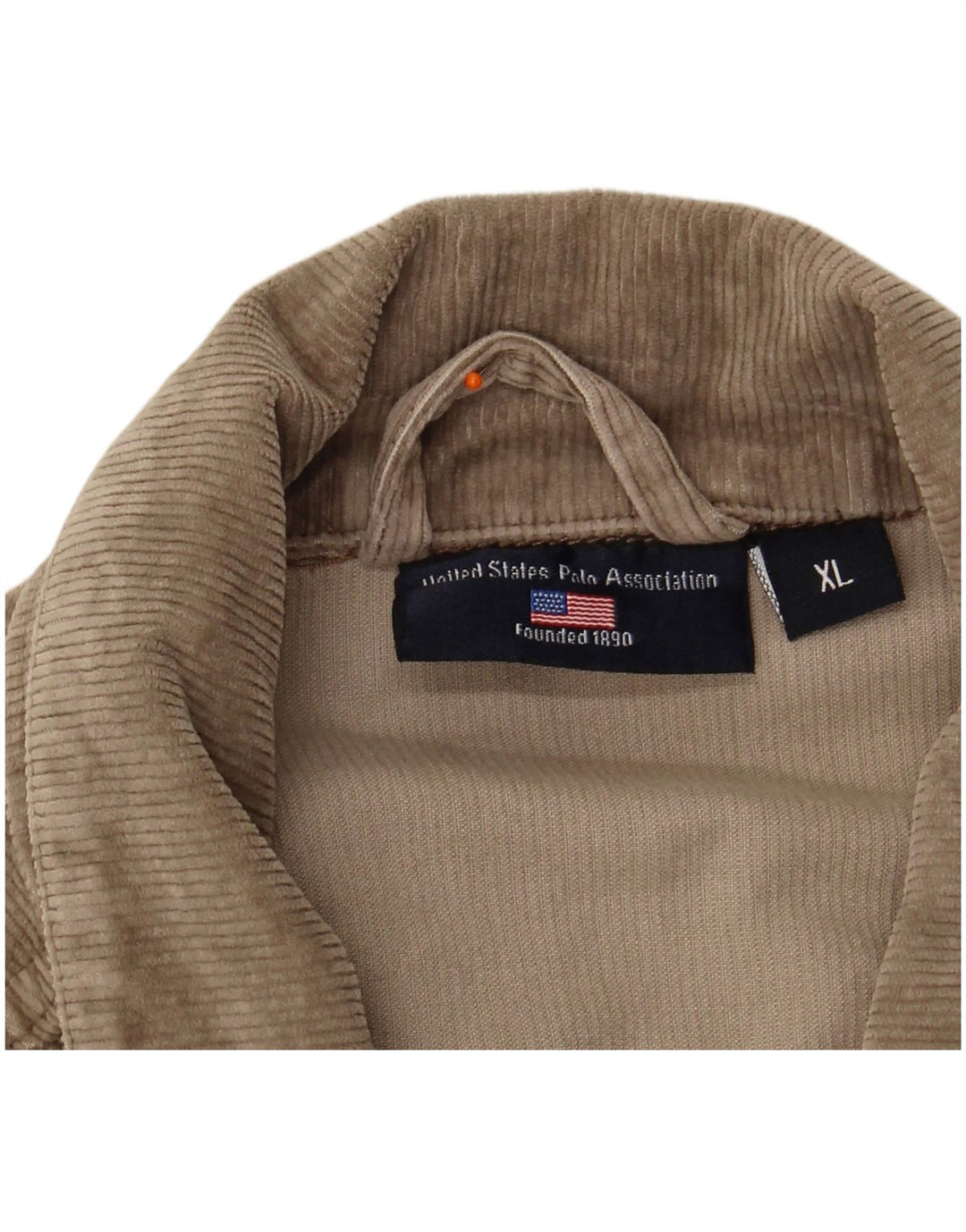 POLO AMÉRICAIN ASSN. Veste en velours côtelé pour homme UK 42 XL Beige
