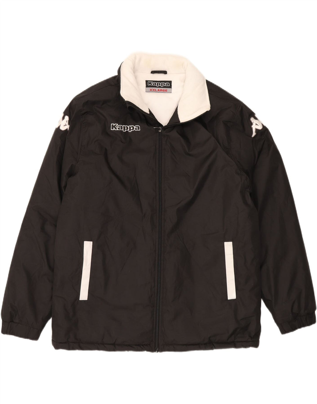 KAPPA Veste coupe-vent homme UK 44 2XL Noir Polyester