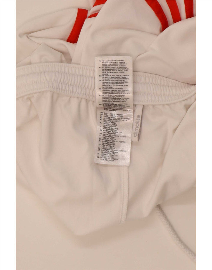 Adidas Short de sport Climalite Homme Blanc Moyen Polyester