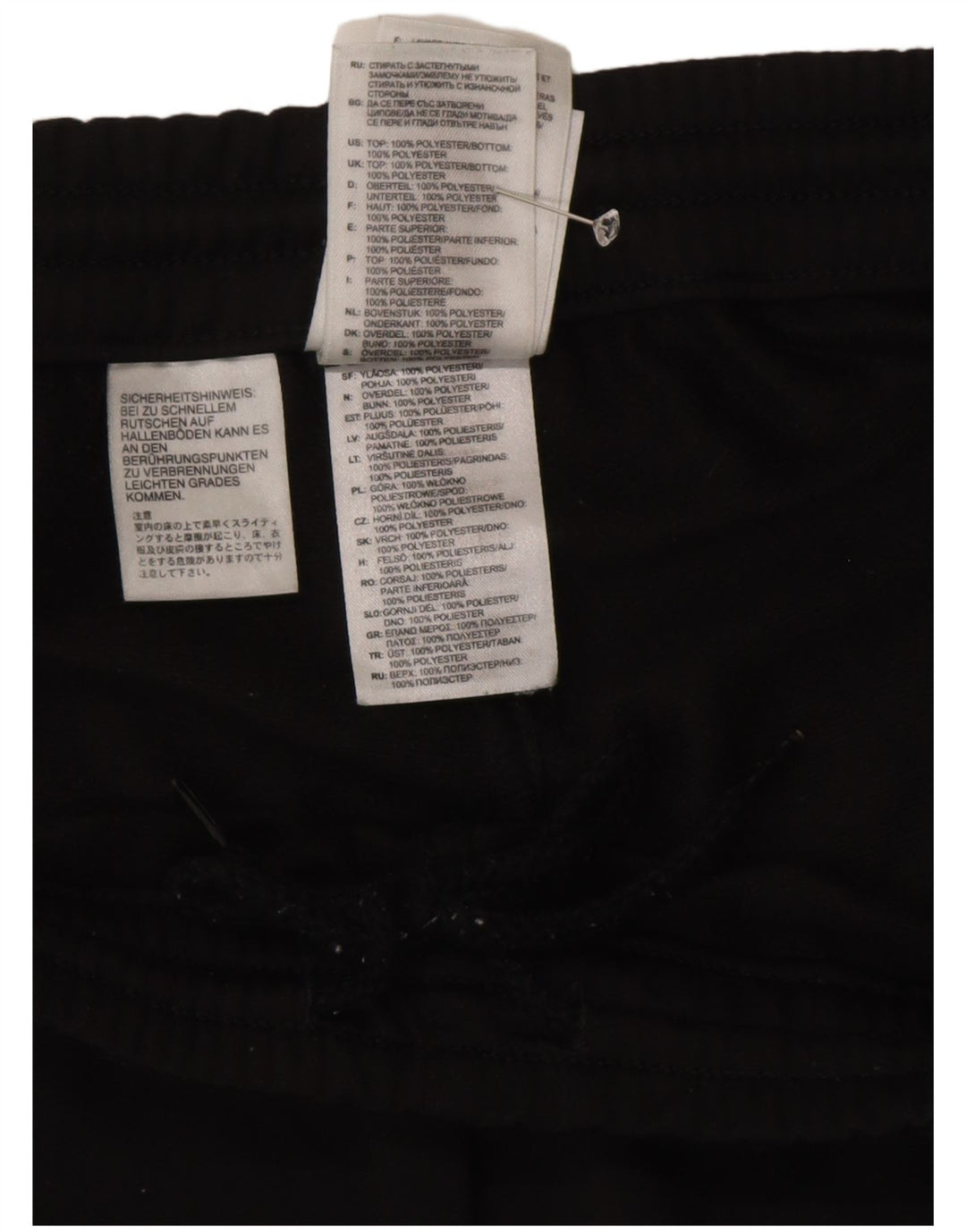 Adidas Pantalon de survêtement pour homme Large Noir Polyester