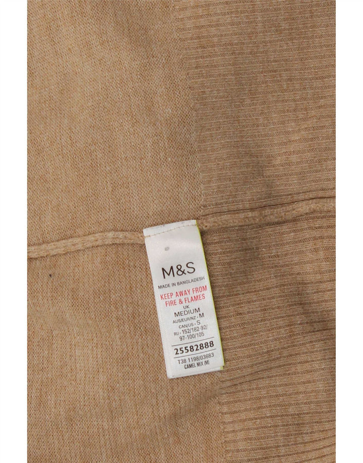 Marks & Spencer Pull col roulé pour femme UK 14 Beige moyen