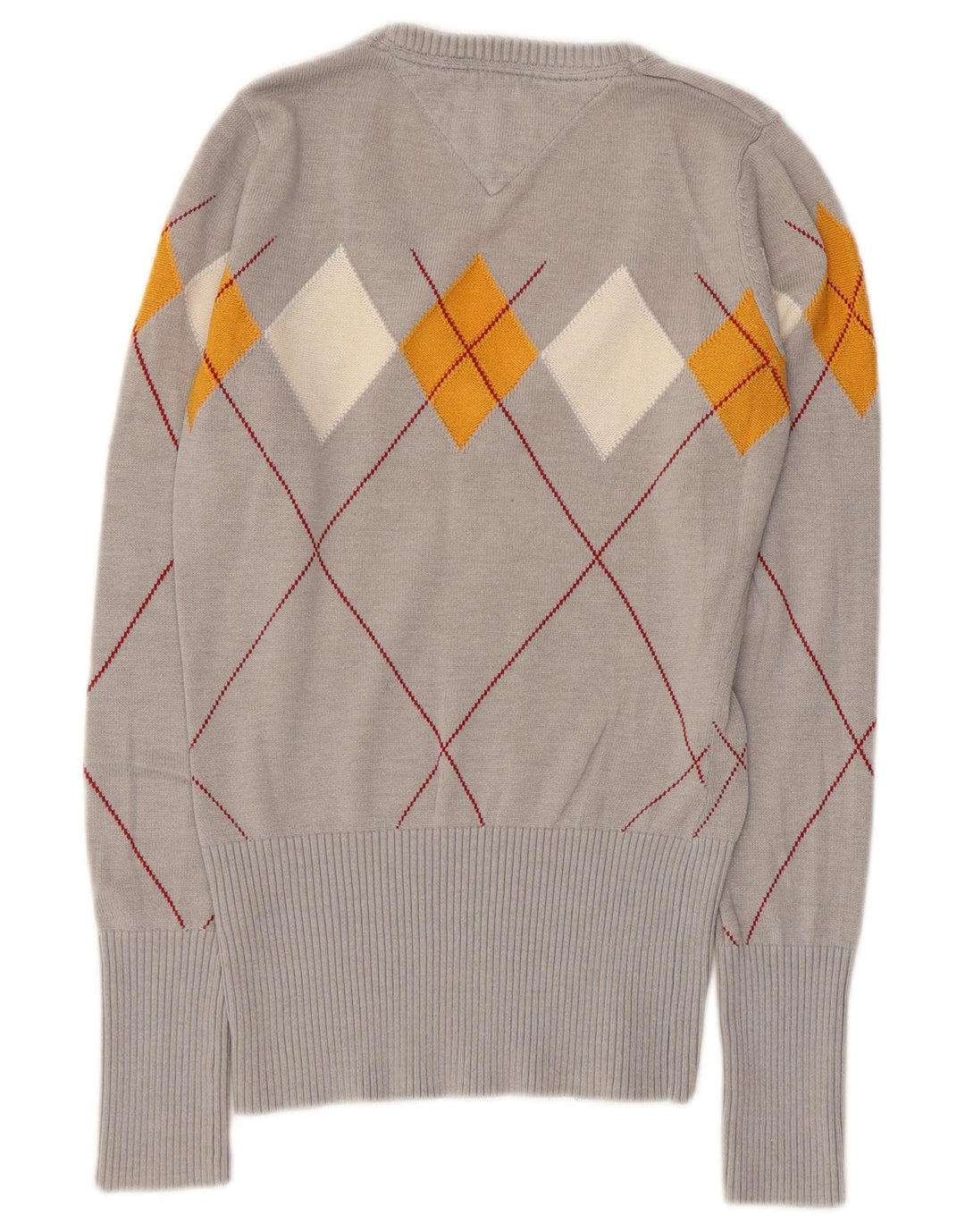 Tommy Hilfiger Pull Heritage à col en V pour femme UK 10 Petit Gris