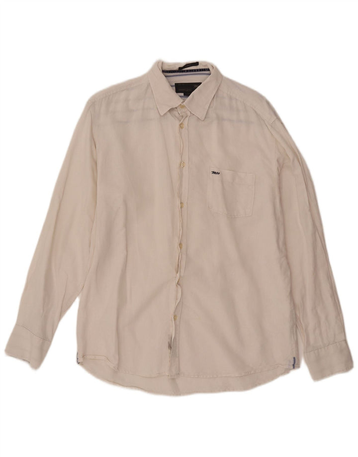 Marlboro Classics Chemise Slim Fit Homme Grand Blanc