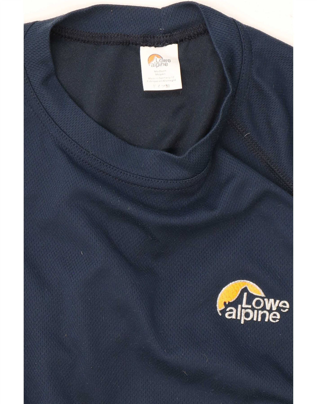 Lowe Alpine T-Shirt Homme Haut Petit Bleu Marine Polyester