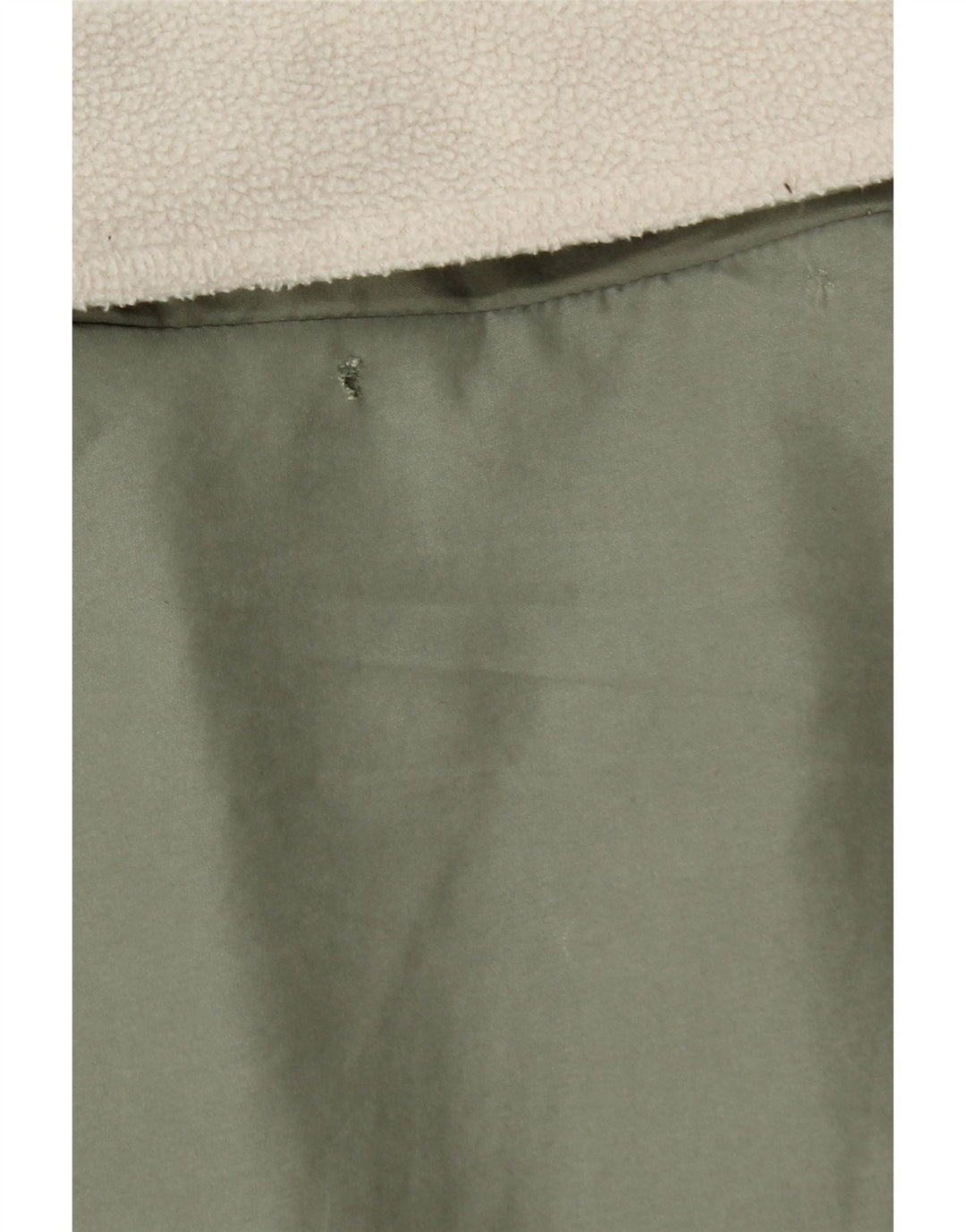 Marks & Spencer Veste parka surdimensionnée Sherpa pour femme UK 14 Large Vert