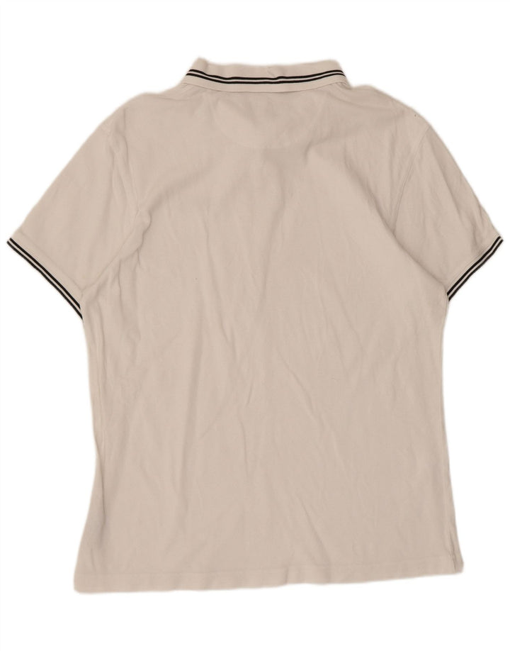 Barbour Polo Homme Grand Coton Blanc