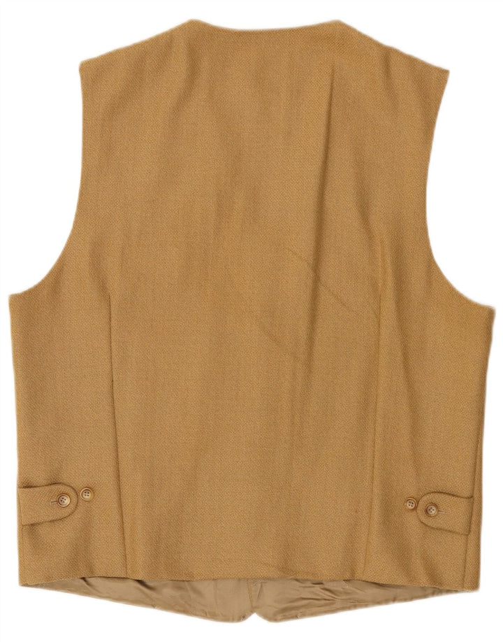 Pierre Cardin Gilet Homme IT 48 Laine Marron Moyen