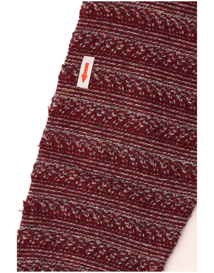 Rio Pull Col V Homme IT 50 Polyacrylique Rayé Marron Moyen