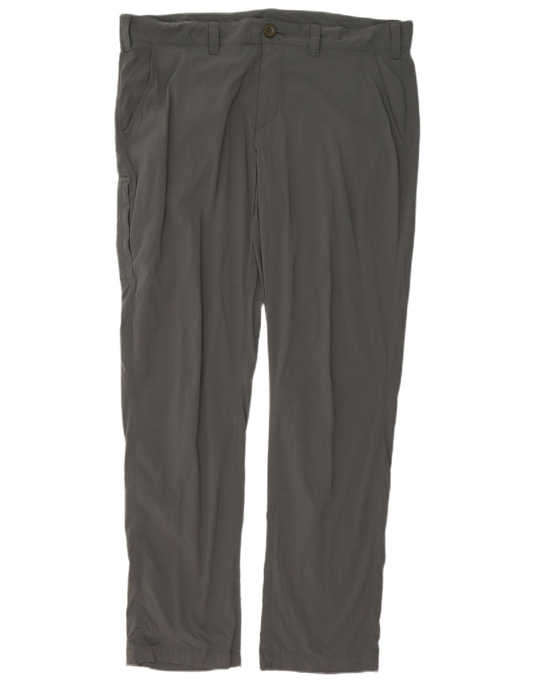 EDDIE BAUER Pantalon Cargo Slim Homme W38 L32 Nylon Gris