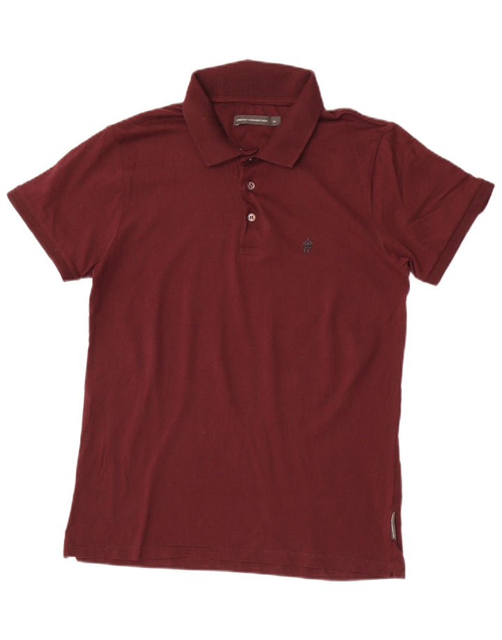 French Connection Polo Homme Marron Moyen Coton