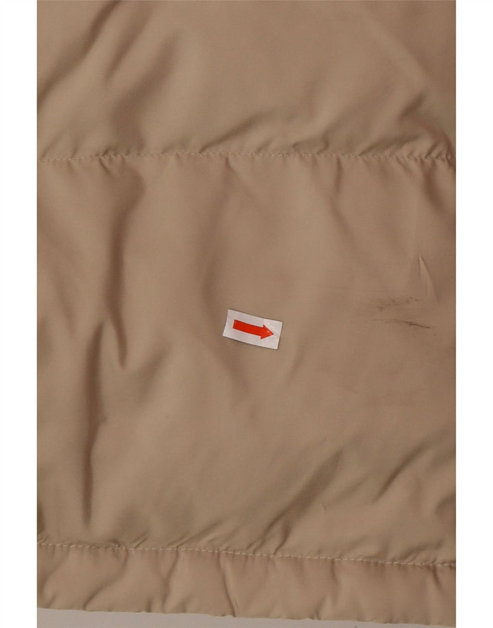 FILA Veste matelassée à capuche pour homme UK 38 Beige moyen Polyester