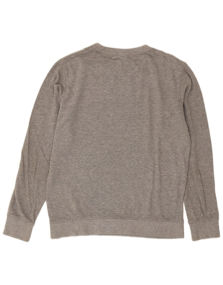 Jack & Jones Sweat-Shirt Homme Gris Moyen Moucheté Coton
