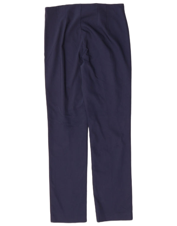 CHAPS Pantalon droit décontracté pour femme US 10 Large W32 L31 Bleu marine