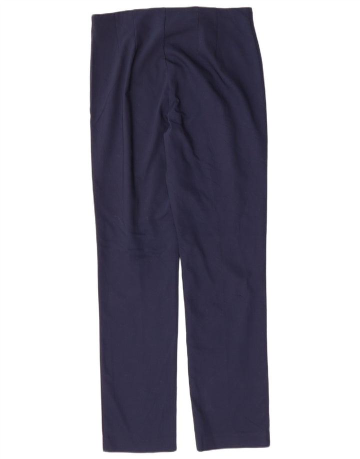 CHAPS Pantalon droit décontracté pour femme US 10 Large W32 L31 Bleu marine