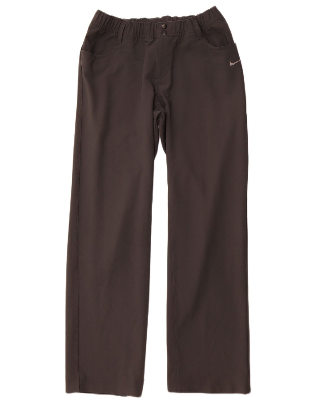 NIKE Pantalon décontracté droit Dri Fit pour homme Petit W27 L31 Gris Polyester