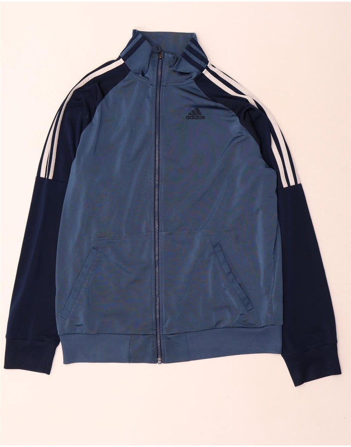 Adidas Veste de survêtement pour homme Taille L Bleu marine Colourblock