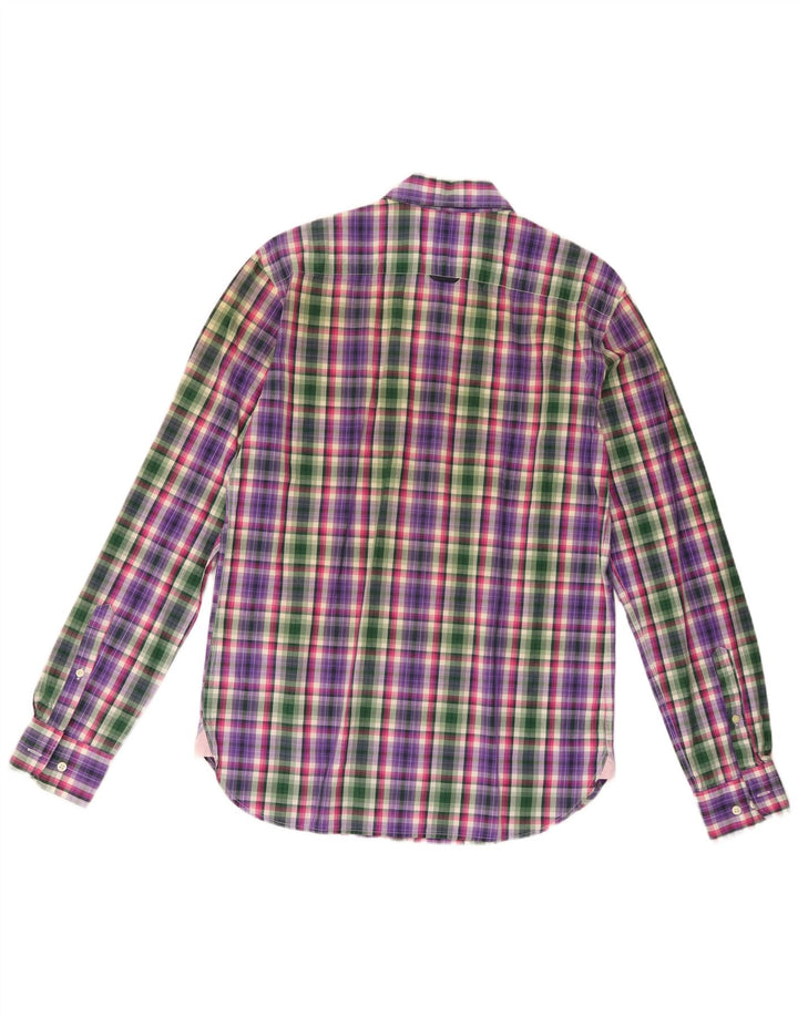 Henry Cottons Chemise Homme Taille 39 Moyen Multicolore Check Coton