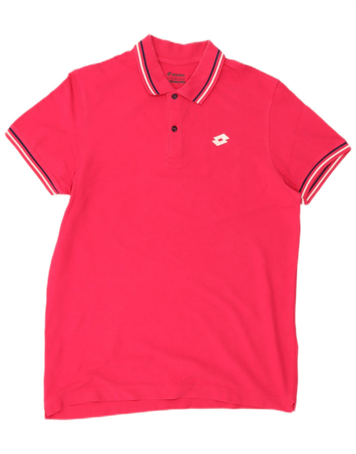 Lotto Polo Homme Grand Rose