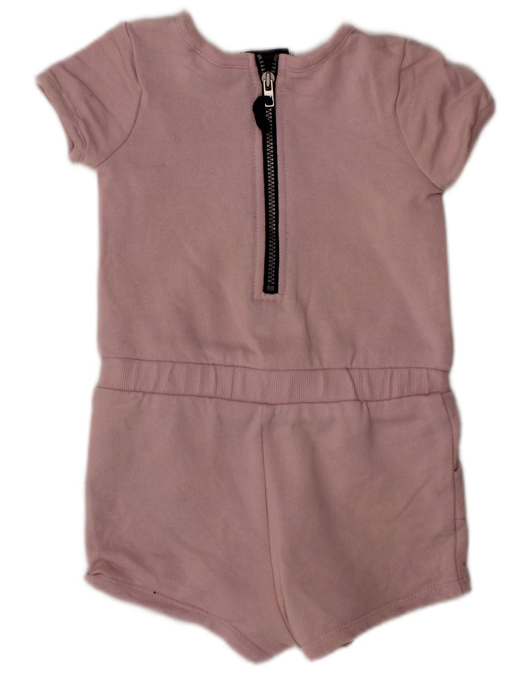 TOMMY HILFIGER Combishort bébé fille 6-9 mois en coton rayé rose