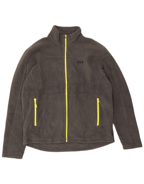 Helly Hansen Veste polaire pour homme UK 40 Large Gris Polyester