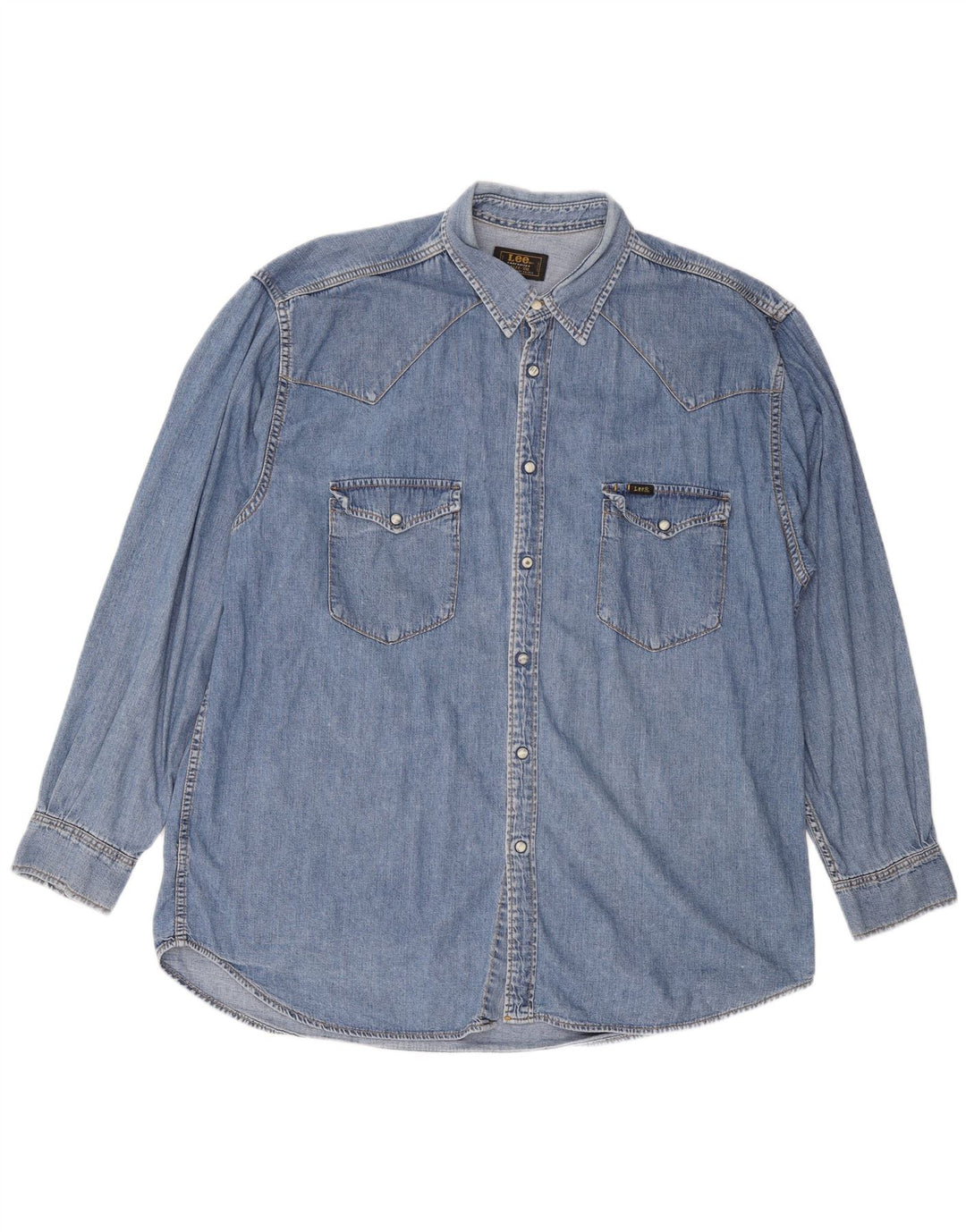 LEE Chemise en Jean Homme 2XL Bleu Coton