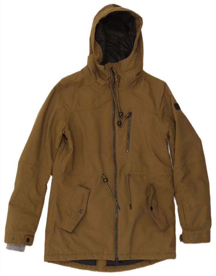O'Neill Veste Parka à capuche pour femme UK 14 Large Kaki Polyester