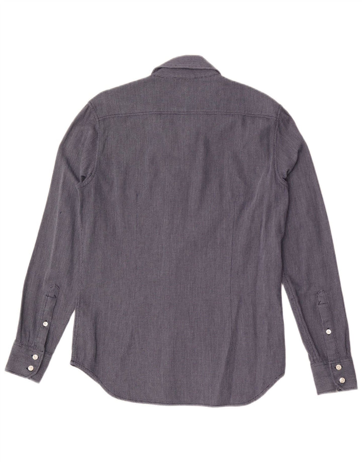G-Star Chemise Homme Bleu Marine Moyen Géométrique Coton