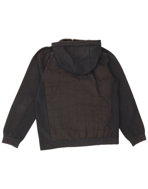Nike Sweat à capuche zippé pour homme en coton noir moyen