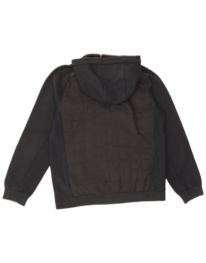 Nike Sweat à capuche zippé pour homme en coton noir moyen