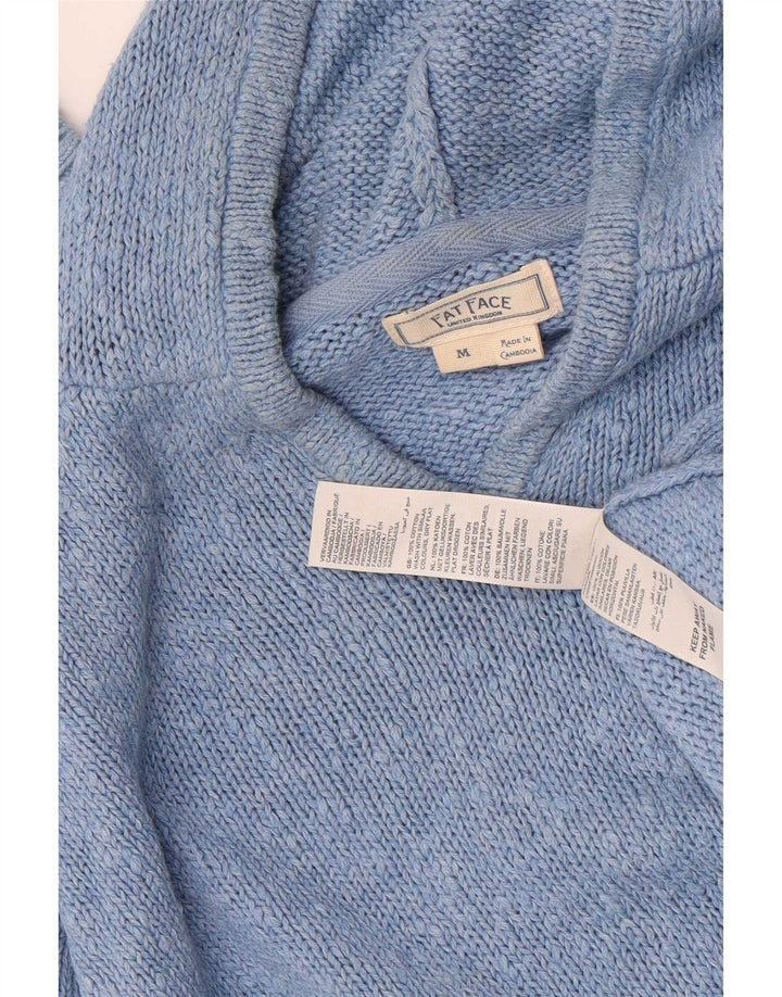 Fat Face Pull à capuche pour femme UK 14 Bleu moyen Coton