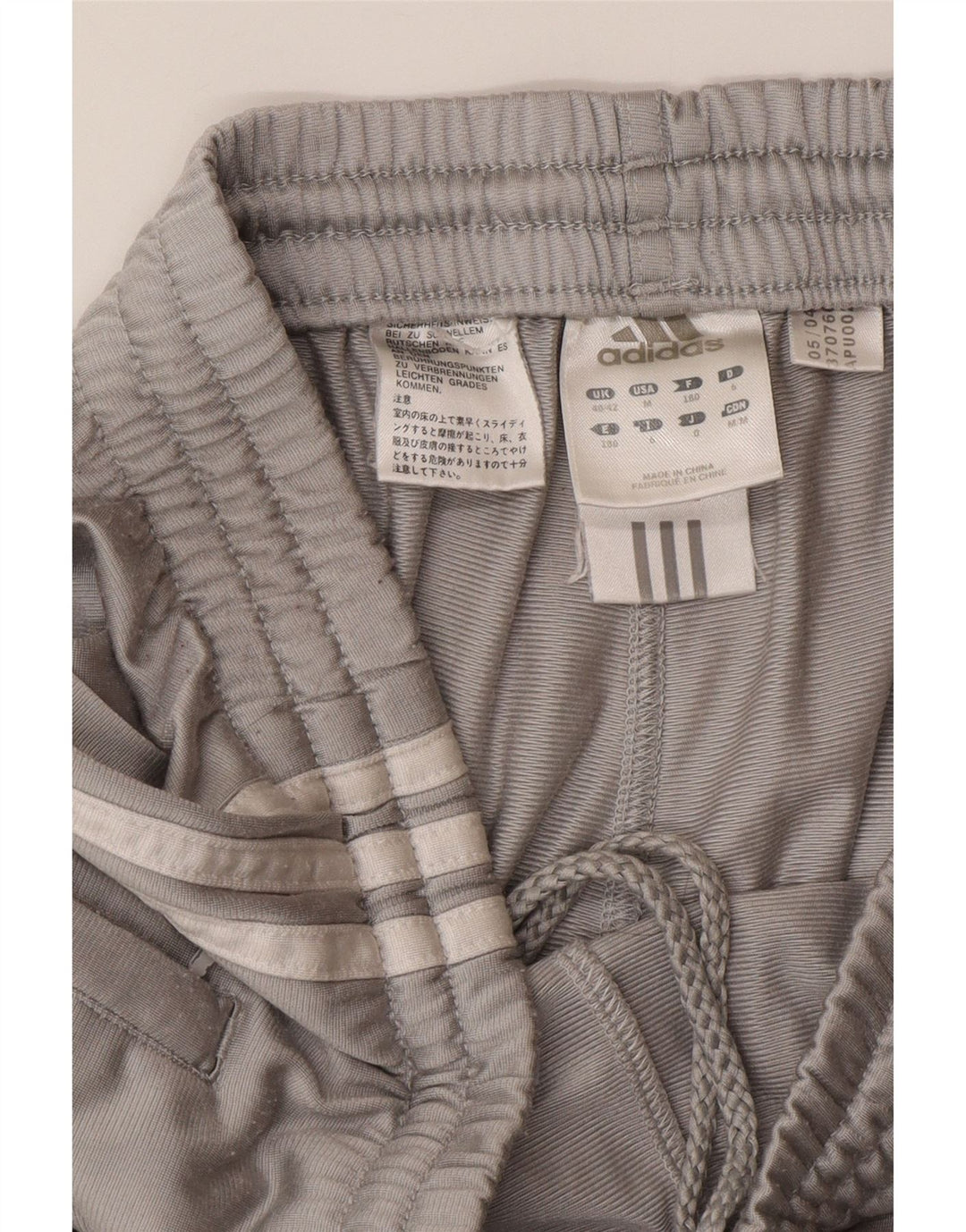 ADIDAS Pantalon de survêtement homme UK 40/42 Gris moyen Polyester