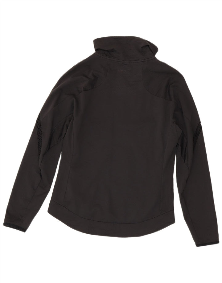Nike Hommes Dri Fit Zip Neck Pull Survêtement Haut Petit Noir Polyester