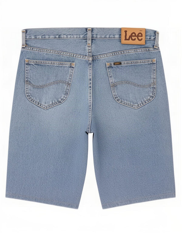 Lee Mens Brooklyn Denim Shorts Large W36 Blue Cotton
