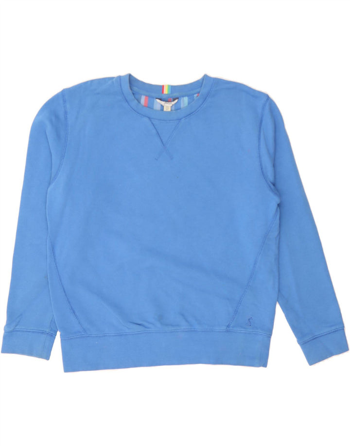 JOULES Womens Oversized Sweatshirt Jumper UK 6 XS Blue Vintage Joules and Second-Hand Joules from Messina Hembry 