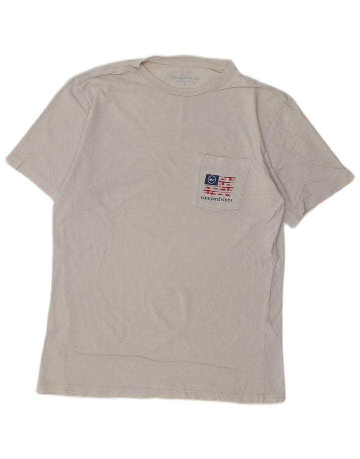 VINEYARD VINES T-Shirt Graphique Homme Petit Blanc Cassé Coton
