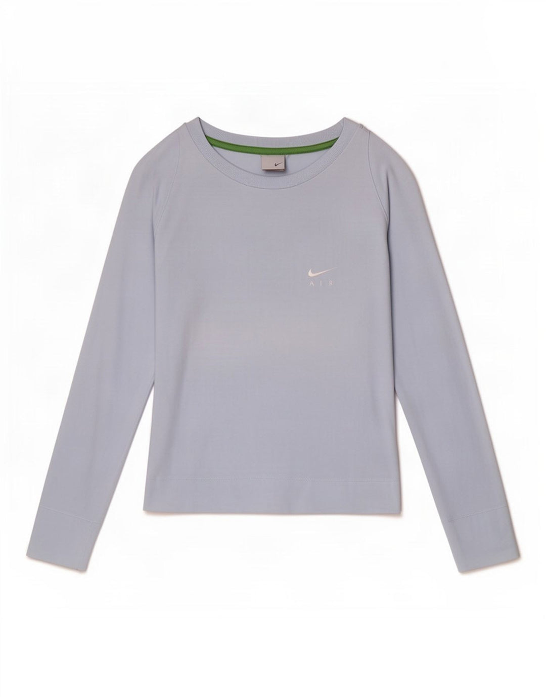 Nike Haut à manches longues pour femme UK 10/12 Bleu moyen Coton