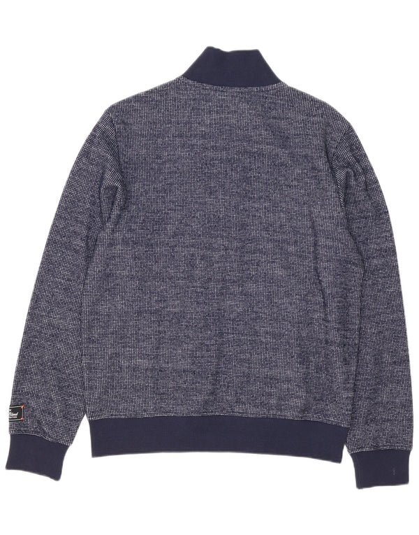 Sun68 Pull Cardigan Homme Bleu Marine Moyen Polyester