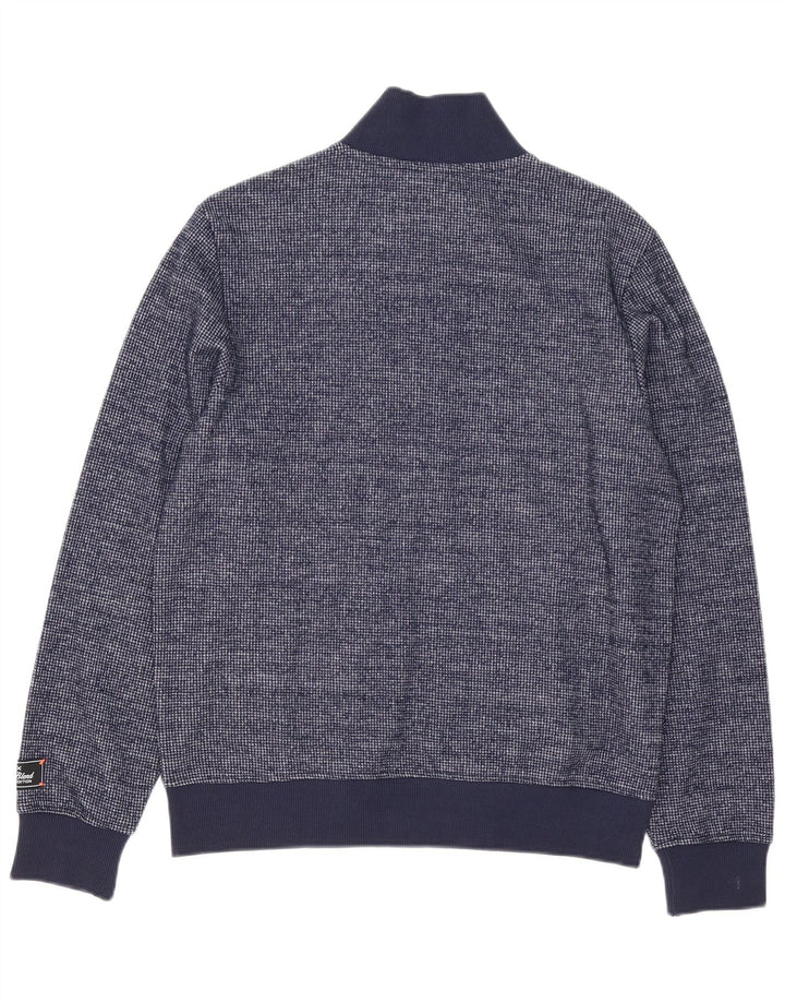Sun68 Pull Cardigan Homme Bleu Marine Moyen Polyester