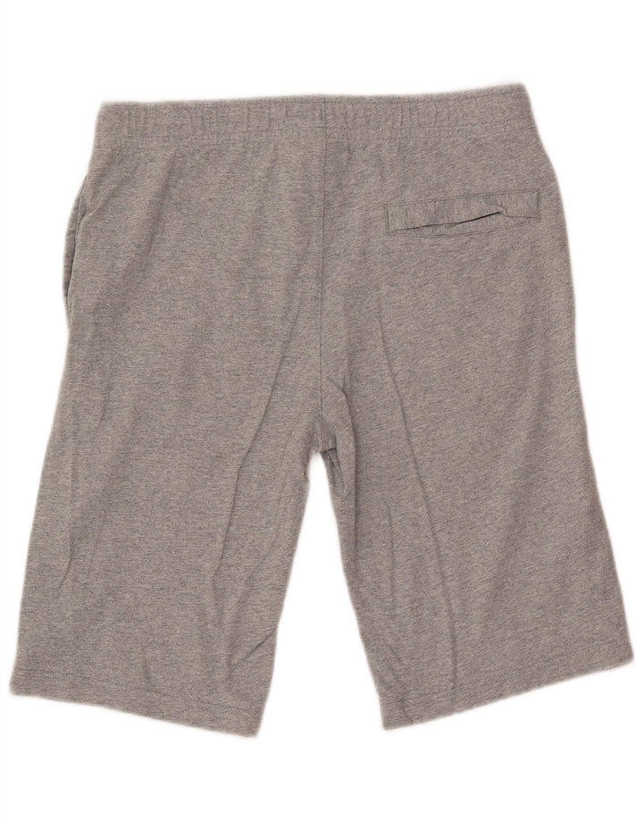NIKE Short de sport pour homme en coton moucheté gris moyen